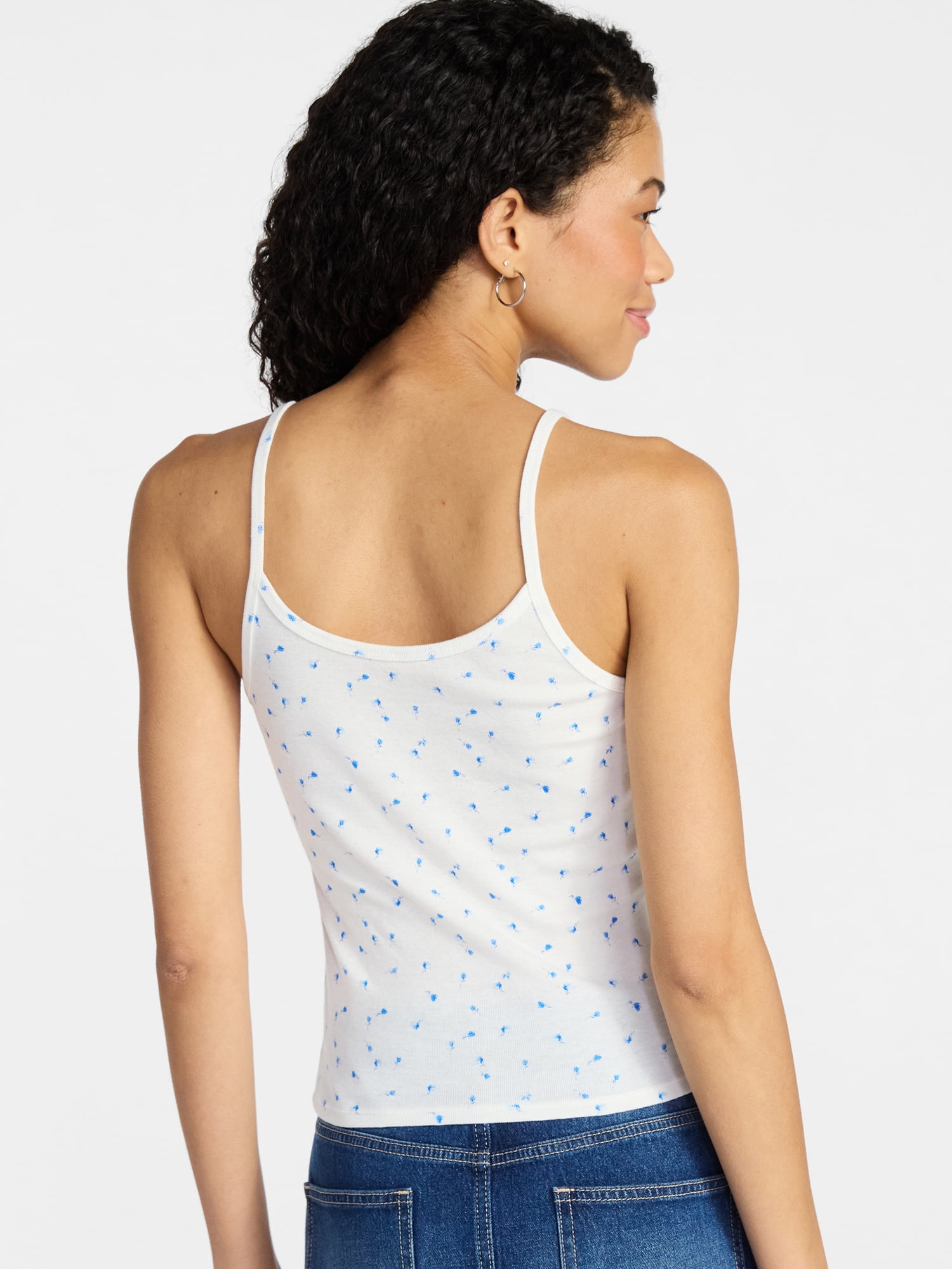 No Boundaries Scoop Neck Cami Top, Women's XXS-XXL