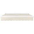 thumbnail image 2 of AWNTECH 24x10 Key West Right Motor Patio Retractable Awning Outdoor Canopy Sun Shade with Heavy-Duty Cassette, Linen, 2 of 3