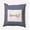 Navy, variant on 16" x 16" Simply Daisy Halloween Spooky Ticking Polyester Indoor/Outdoor Pillow, Navy Qty 1