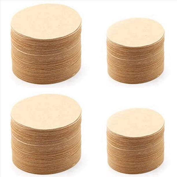 800 Piezas de Filtro de Café de Papel Sin Blanquear Papel de Filtro de Café de Repuesto Redondo (2,3 Pulgadas de Diámetro)