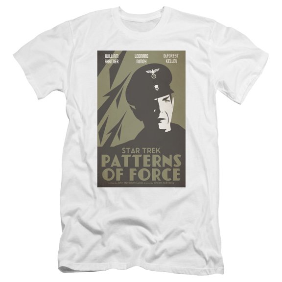 Star Trek Tos Episode 50 Premium Canvas Adult Slim Fit 30/1 T-Shirt White