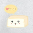thumbnail image 3 of CafePress - Kawaii Tofu Asking People To Love Tofu Long Sleeve - Unisex Cotton Long Sleeve T-Shirt, 3 of 4