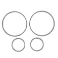 thumbnail image 3 of Car Speedometer Cover Bezel Trim Dashboard Gauge Ring Set for E39 5 Series E38 7 Series E53 X5, 3 of 5