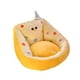 thumbnail image 3 of Cojín Kawaii para silla, cojín de suelo, cómodo y perezoso para estudio, sala de estar y sala de juegos. Amarillo, 3 of 7