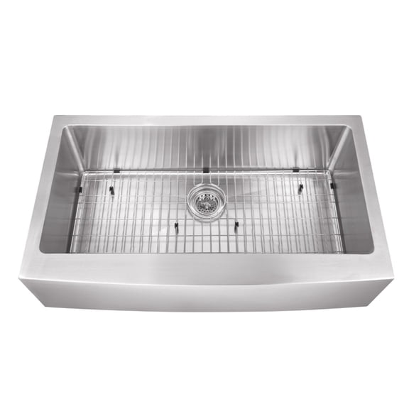 Undermount 35-7/8 in. Apron Front 16 Ga. Stainless Steel Kitchen Sink