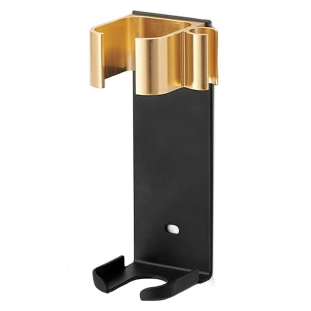 Hair Straightener Holder Rack Bathroom Hair Dryer Holder Hair Tool Organizer Golden