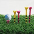 thumbnail image 4 of LJNYFDC Four-corner Support Tee Adjustable Golf Tee Striped Height Plastic Golf Ball Holder Golf Training Aid Kit Golf Accessories, 4 of 7