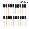 thumbnail image 2 of SHISUYAN Sponge Paint Brush Set with Wooden Handle for Kids Art Lessons and DIY Crafts Multi 1 Inch, 2 of 8