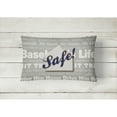 thumbnail image 2 of Carolines Treasures SB3079PW1216 Safe at Home Canvas Fabric Decorative Pillow 12H x16W multicolor, 2 of 3