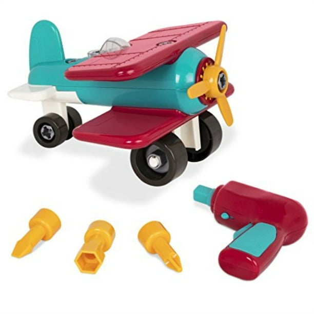 Battat ? TakeApart Airplane ? Toy vehicle assembly playset with