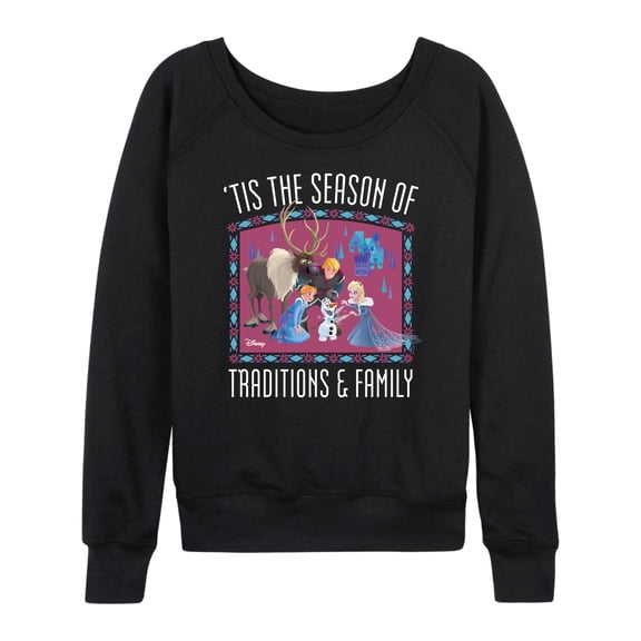 Frozen 2 - Tis The Season - Women's Lightweight French Terry Long Sleeve Shirt