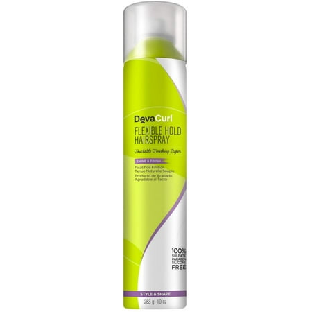 Devacurl Flexible-Hold Hair Spray, By Deva Concepts - 10 Oz Hair (Best Flexible Hairspray To Hold Curls)
