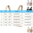 thumbnail image 3 of Ahabrexf Women's Solid Color Bra for Women 4 Rows Adjustable Wireless Lingerie Everyday Bra 1Pc, 3 of 8