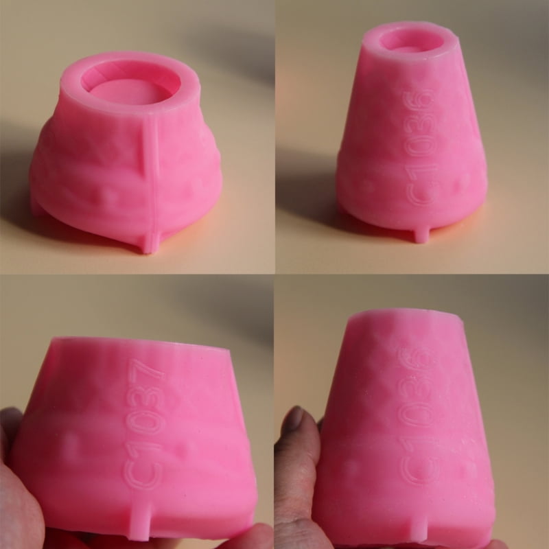Creative Silicone Mold for DIY Cow Shaped Planter Candle Holder Epoxy Mould