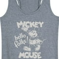 thumbnail image 3 of Mickey & Friends - Mickey Mouse Hello Folks - Women's Racerback Tank Top, 3 of 5