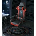 thumbnail image 2 of Bigzzia Gaming Chair, Computer with Lumbar Support Height Adjustable with 360-Swivel Seat and Headrest for Office or Gaming (Black&Red-B), 2 of 7