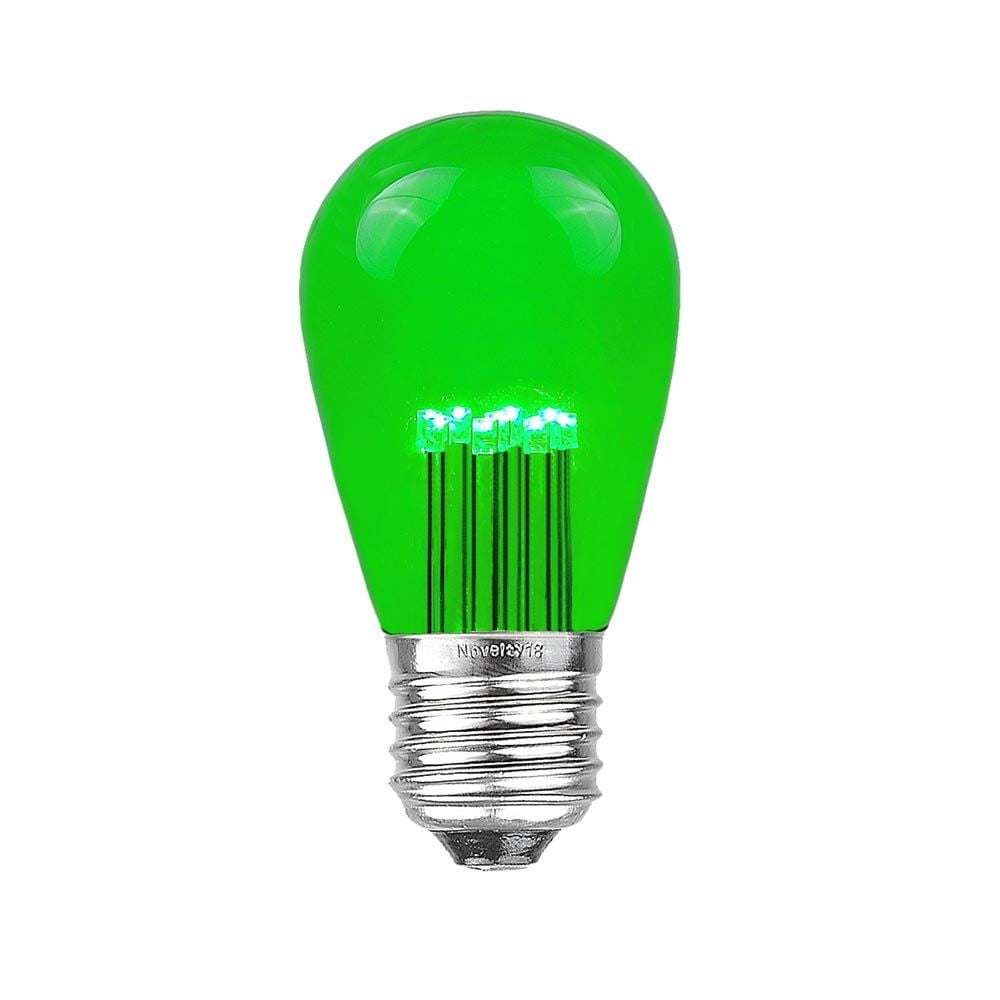 Novelty Lights 25 Pack LED S14 Outdoor Patio Edison Replacement