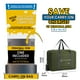 thumbnail image 3 of Bolsa de viaje Narwey 3112, serie gruesa, 45 x 35 x 20 cm, color verde militar, 3 of 8
