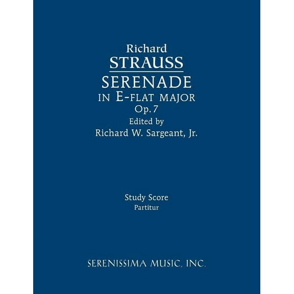Serenade in E-flat major, Op.7: Study score, (Paperback)