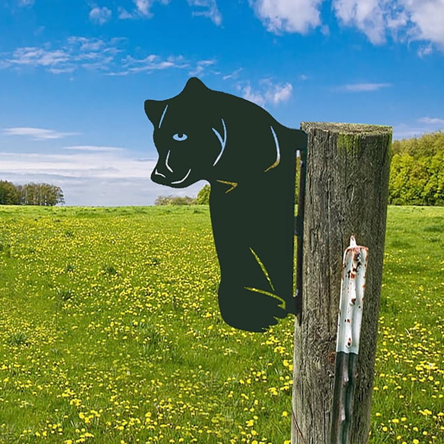 Pendentif Ferme Peeping Animaux Bétail Métal Art Extérieur Jardin Extérieur