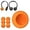 Orange, variant on Ear Pads Compatible with Chevrolet Silverado,GMC,Honda,Acura,Chrysler Pacifica,Town & Country,Jeep,GM Yukon,Suburban, Cadillac Escalade,Ford,Lincoln IR Headphone DVD Systems Headset,Orange