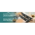 thumbnail image 6 of Kozyland Stove Gap Covers - Stainless Steel, Oven Gap Filler, Heat Resistant & Easy To Clean, Between Stove and Counter Guard (Black, 23.5"L, 0.9" W), 6 of 12