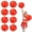Mixed Red, variant on 10 Pcs pom poms Cheer,pom poms Cheerleading with Finger Holes Cheer Pom Pomsfor Dance, Matches