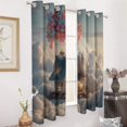 thumbnail image 2 of Blackout Curtains Decor Fairy Tale Cabin Balloon for Bedroom Living Room Grommet Window Drapes 2 Panel Set, 2 of 5