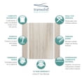 thumbnail image 3 of Transolid Ewk483672 Expressions 48" W X 36" D X 72" H Three Panel Shower Wall Kit -, 3 of 6
