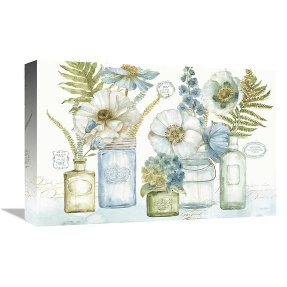 Global Gallery's 'My Greenhouse Bouquet I' By Lisa Audit Stretched Canvas Wall Art