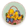 Mr. Cottontail 8" Ceramic Set of 4 Easter Plates