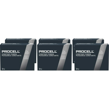 Duracell Procell Alkaline D - For General Purpose - D - 72 / Carton
