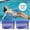 Blue #009-2PCS, variant on LYTRYCAMEV Oversized Pool Noodle Chair(2 Pack) - Extended Bottom for More Stability, Pool Float Chair for Adults Kids, Sling Mesh Chair for Swimming Water Relax (Noodle Not Included),2pc