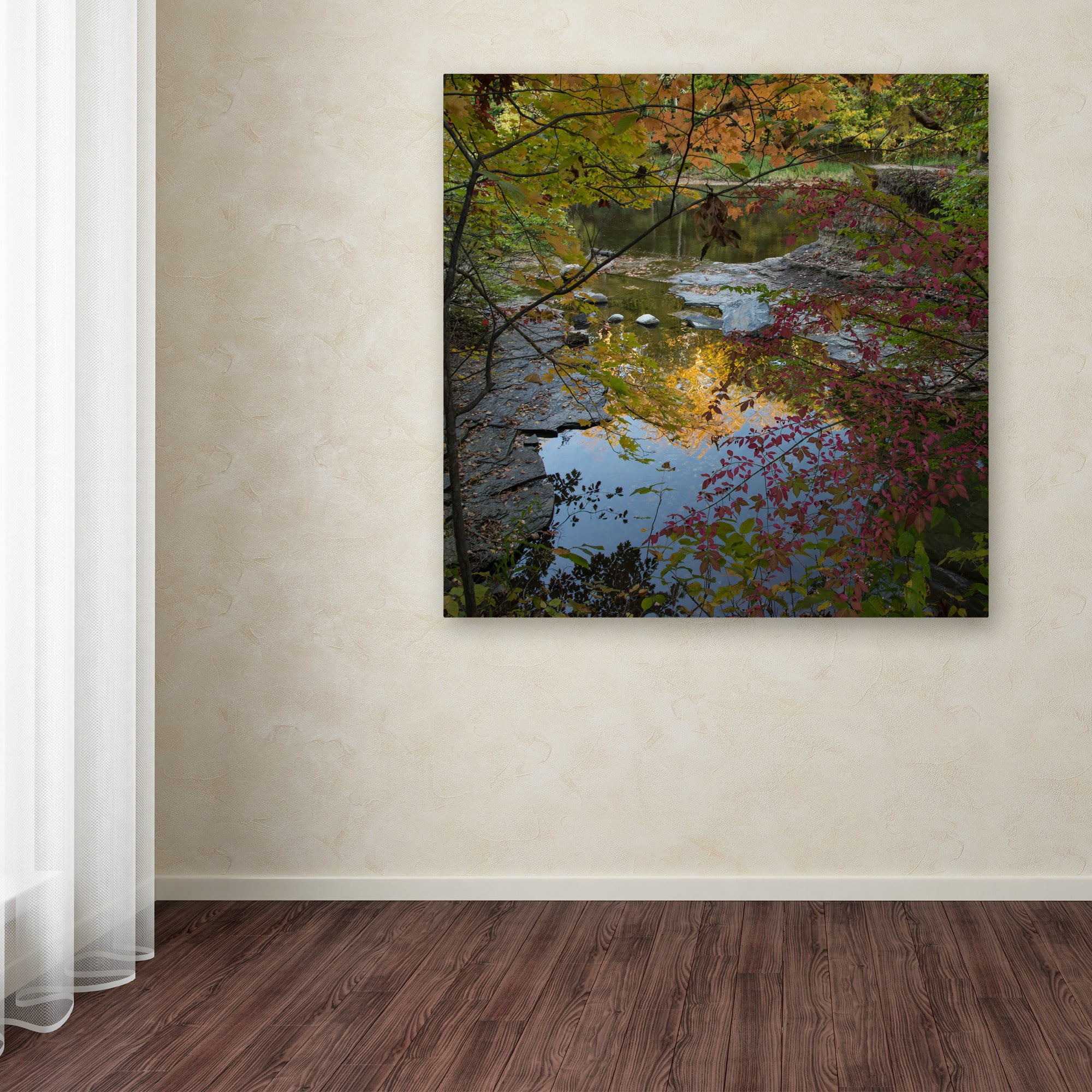 Trademark Fine Art "Why I Love Autumn 3" Canvas Art by Kurt Shaffer