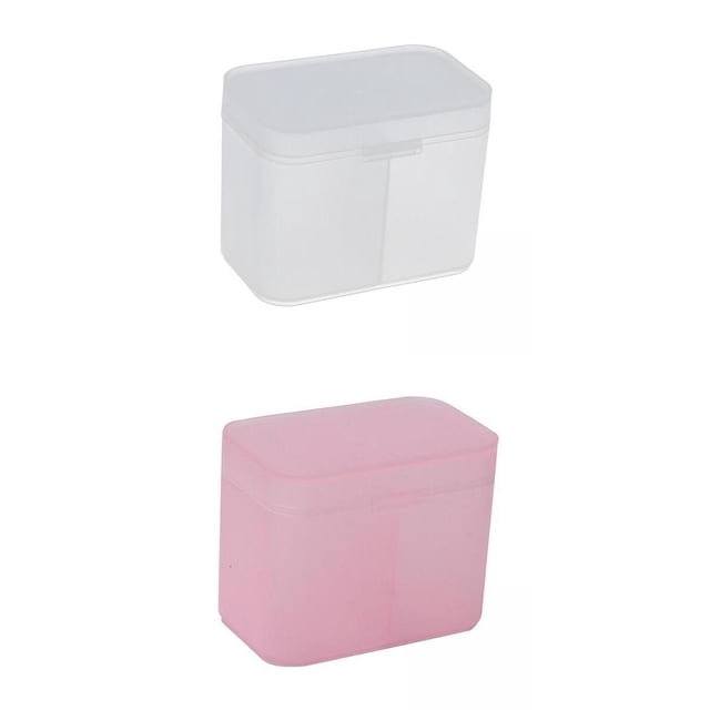 Contenedor de Hisopos de Plástico Yuyangstore Organizador Estuche organizador de algodón para maquillaje