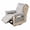 Gray, variant on TOPCHANCES Recliner Chair Cover, Small Recliner Slipcover for Dogs Seat Width to 23 Inch, Cooling Ice Silk Amrchair Protector Covers, Gray