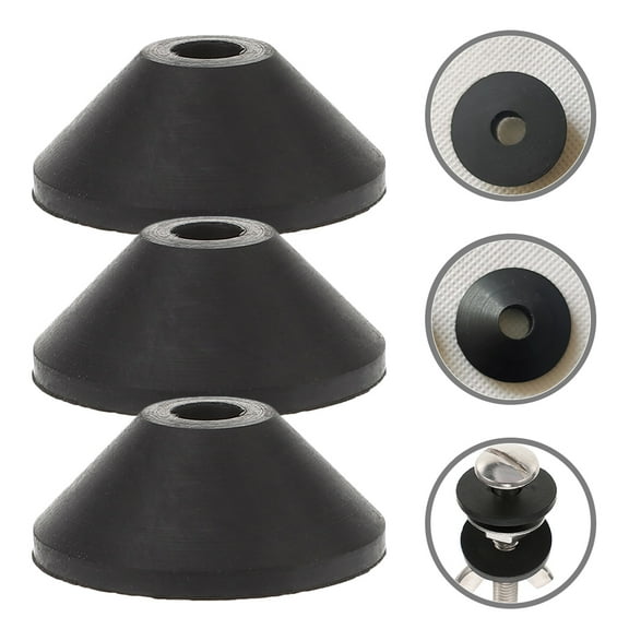 FOMIYES Masteelf 25pcs Toilet Bolt Gasket Set with Leak Proof Bolt Screws and Conical Rubber Washers for Toilet Tank to Bowl Connection