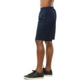 thumbnail image 4 of Knocker Sports Shorts - Men's Lightweight Loose Fit Athletic Sports Shorts M, Navy 2 Pack, 4 of 5