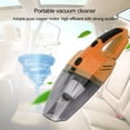 thumbnail image 2 of Aspiradora para coche potente de 12 V y 120 W con succión de 3500 PA para limpieza en seco y húmedo, práctico quitapolvo naranja, 2 of 8