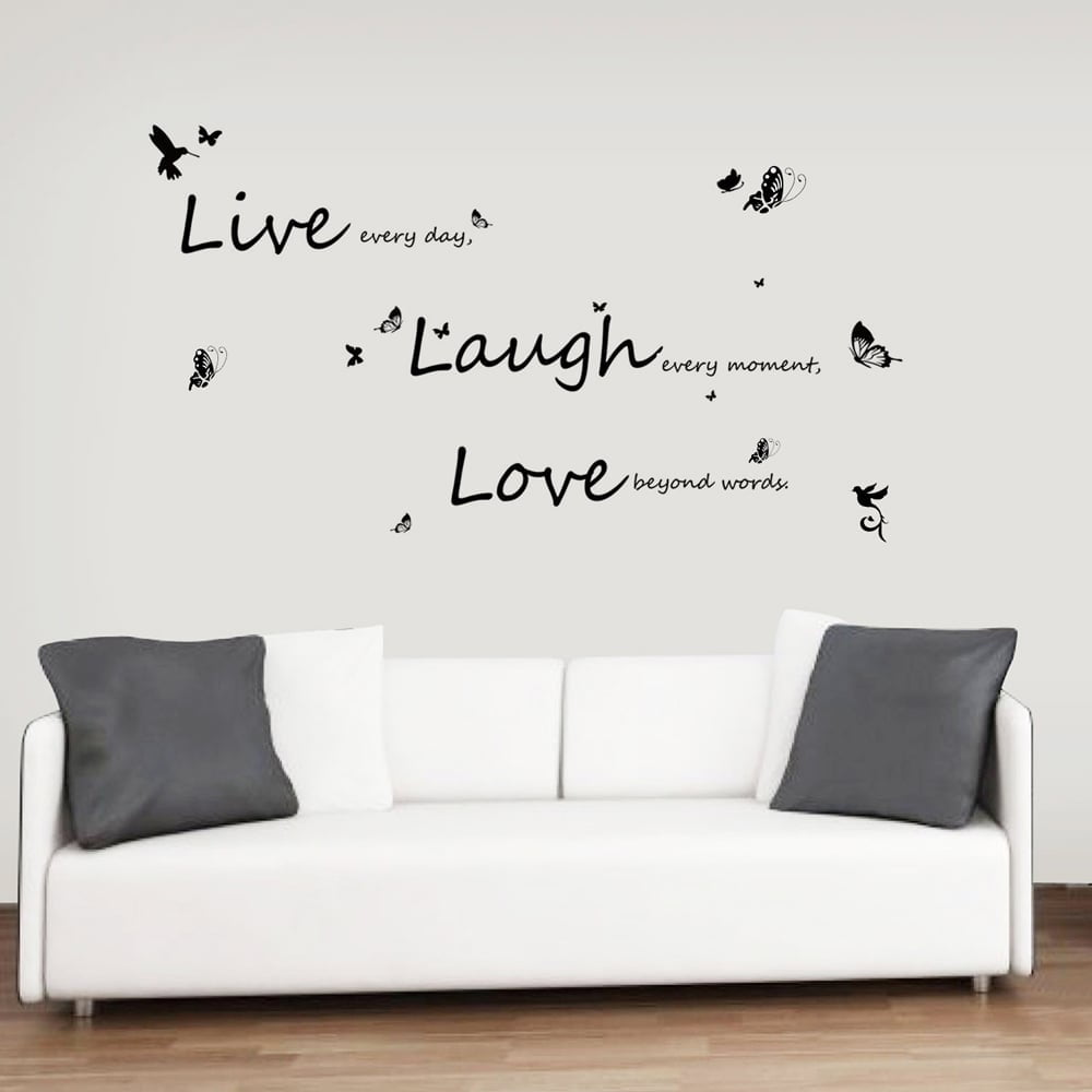 Walplus Live Laugh Love Wall Decal
