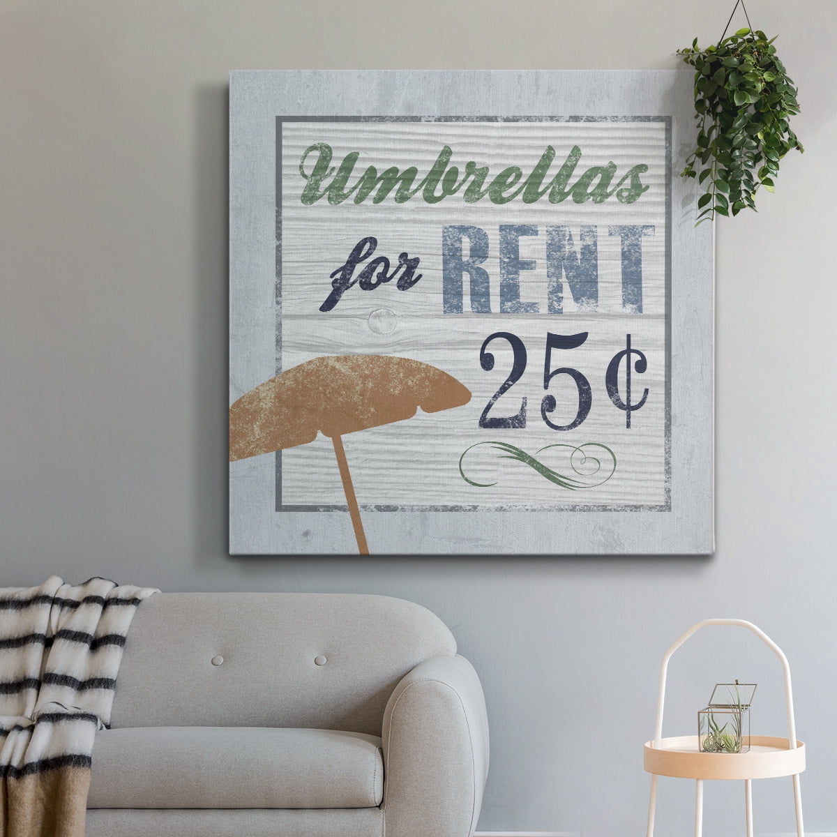Wexford Home Beach Sign III-Premium Gallery Wrapped Canvas, 24" x 24" - Ready to Hang
