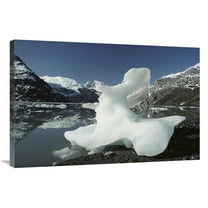 Global Gallery  Melting Iceberg on Shoreline of Glacier Bay National Park - Alaska Art Print - Gerry Ellis