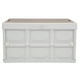 thumbnail image 1 of Caja de almacenamiento plegable multifuncional para exteriores de 30 litros, caja de almacenamiento portátil extraíble gruesa con panel de madera para exteriores, color blanco, 1 of 14