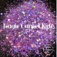 thumbnail image 2 of Glitter Heart Co. Glitter - High Quality Polyester Glitter - 1oz Bag-Magic Carpet Ride - Holographic Purple Chunky Mix, 2 of 2