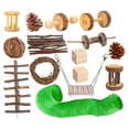 thumbnail image 1 of Innovative Wooden Set for Hamsters, Combining Fun with Dental Care Benefits, 1 of 3