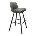 thumbnail image 2 of Moes Home Collection Uu-1017 Eisley 20" Wide Polyurethane Upholstered Bar Stool - Green, 2 of 5