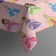 thumbnail image 3 of Colorful Princess Pattern Rectangle Tablecloth 60"x84",Waterproof Polyester Rectangle Table Cloth, Wipeable Spillproof Polyester Tablecloth for Dining, Camping, Indoor and Outdoor, 3 of 5
