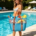 thumbnail image 6 of Tuvgenk Large Capacity Mesh Tote Bag, Breathable Beach Shoulder Bag for Swimming Travel Shopping Picnic and Outdoor Use, 6 of 6