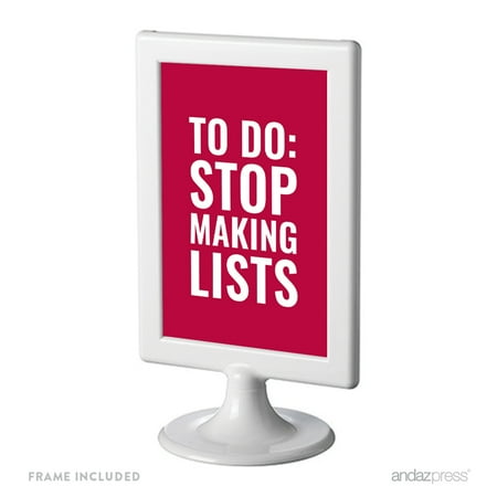 To Do Stop Making Lists Funny Inspirational Quotes Office