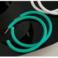 thumbnail image 3 of Big Exaggerated Hoops Popular Women Summer Fashion Jewelry Trendy C Shape Acrylic Green Round Hoops, 3 of 7